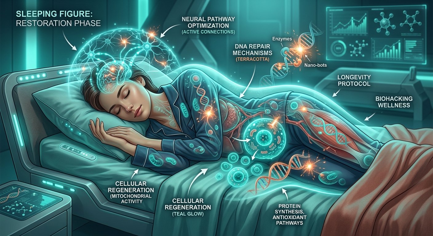 Tu Cuerpo Se Regenera Mientras Duermes: La Ciencia del Sueño Reparador