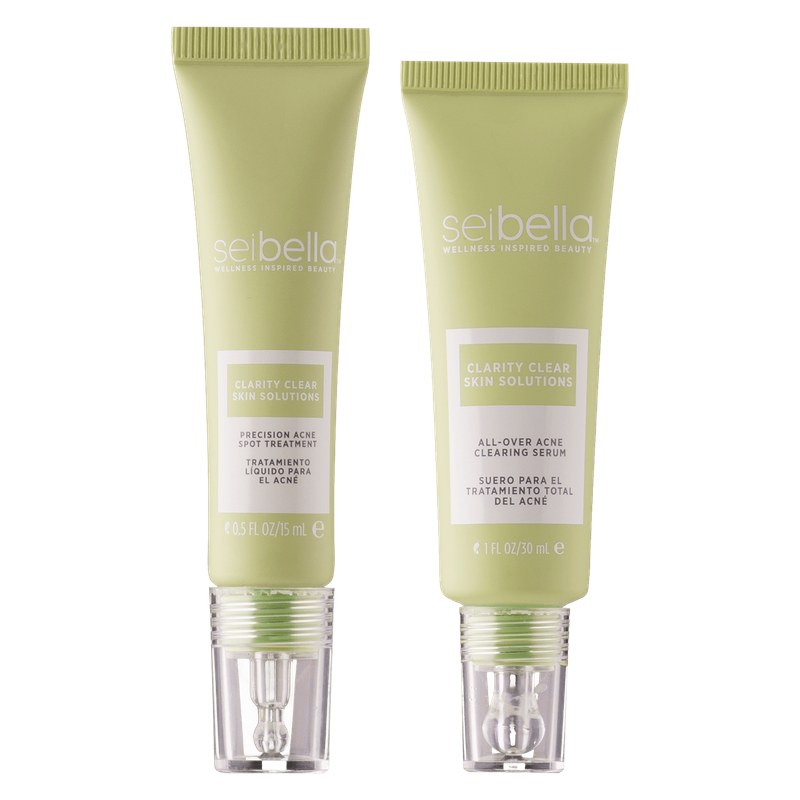 Conjunto para el tratamiento del acné Clarity Clear Skin Solutions de Sei Bella®, producto oficial de Melaleuca